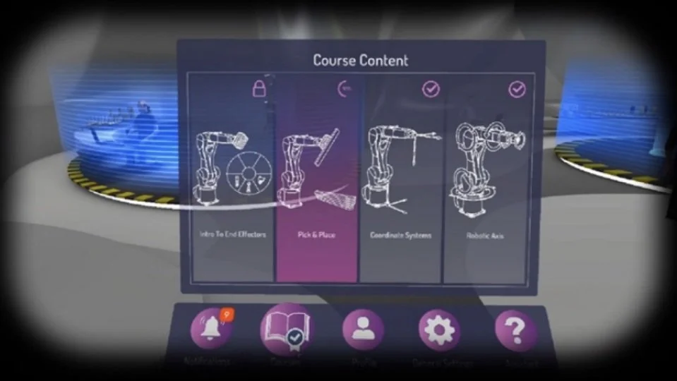 THE ROBOTICS ACADEMY: AN IMMERSIVE LEARNING GAME FOR TRAINING INDUSTRIAL ROBOTICISTS